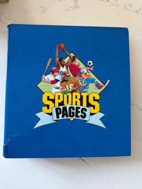 Vintage Sports Pages book